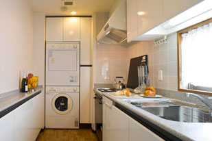 ゆったりとした清潔なキッチン